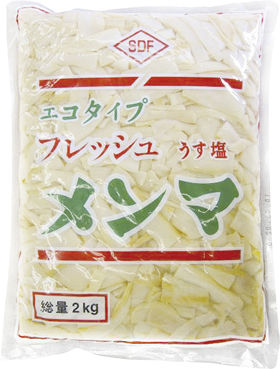 フレッシュうす塩メンマ(エコタイプ) 2kg(固形1750g) 8959