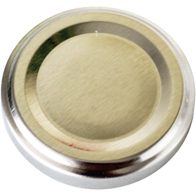 ガラス瓶 蓋 43RTS-D 銀フタ 1個 Y012443
