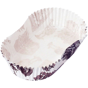 86330 ラミカップ 小判型浅 パン柄 250枚入 1本 Y015150