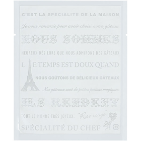 カマスGT(透明)バラ #3 エッフェル(白) 100枚 Y015478