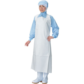 レッジェーロン ウレタン打抜きエプロン白 M 1枚 Y016367