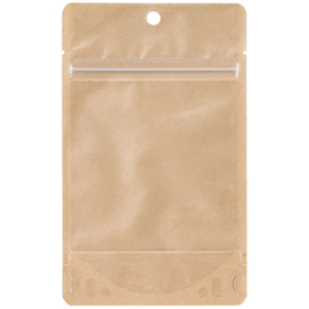 CH-2片面クラフトスタンドチャック袋(大) 50枚 Y019003