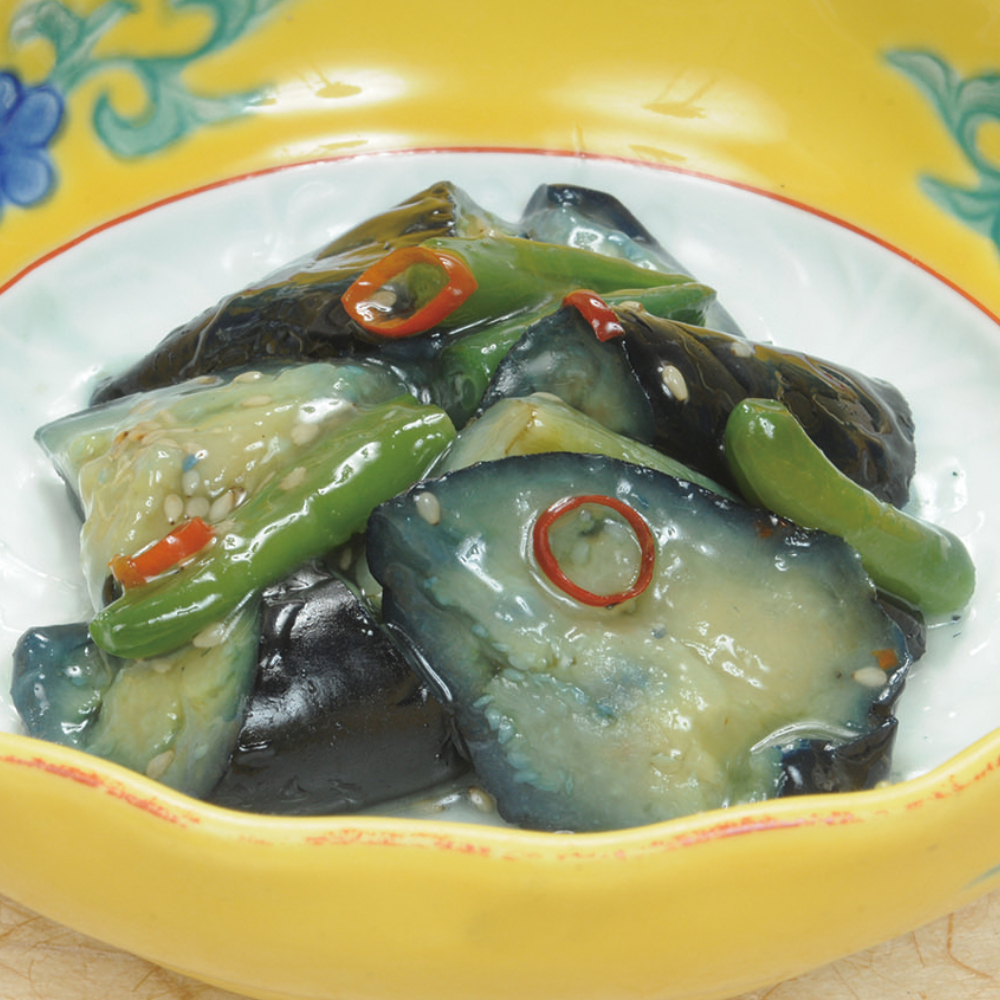 揚げ茄子といんげんの生姜あん 500g 607240