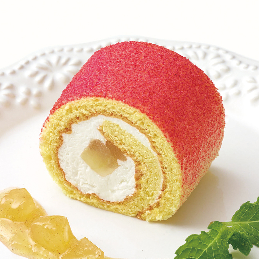 彩ロールりんご(シナモン風味) 210g(カットなし) 607497 販売期間 10月-2月｜食彩ネット