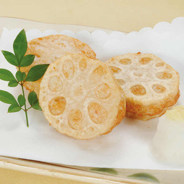 海老蓮根挟み揚げ 約28g 16個 販売期間 2月 4月 食彩ネット