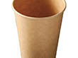 KMコップ 未晒紙 本体のみ KMA-360 ナチュラル φ90×111mm 約420mL 1袋(50枚入) Y016807