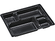 MSD古典-5 弁当容器 (本体のみ) 黒 1袋(50枚入) Y019134