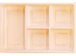 ワン折重 90×60 底のみ 90×60J-5 IV 270×181×50mm 1袋(25枚入) Y014880