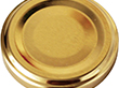 ガラス瓶 蓋 53RTS-D 金フタ 1個 Y012447