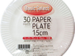 Basic Select ペーパープレート15cm 30枚入 1袋 Y013847