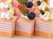 ミニカットケーキ ミルクレープ(いちご) 490g(48個入) 18890 販売期間 2月末頃-4月★販売期間終了