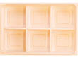 ワン折重 90×60 底のみ 90×60J-6 IV 270×181×50mm 1袋(25枚入) Y014883