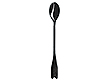 ロングマドラースプーン #160 バラ 黒 1箱(500本入) Y019008