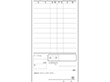 会計票 単式 領収証付 ミシン入 S-02 1包(10冊入) Y008530