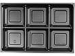 ワン折重 90×60 底のみ 90×60J-6 黒 270×181×50mm 1袋(25枚入) Y014884
