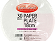 Basic Select ペーパープレート18cm 30枚入 1袋 Y018396