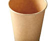 KMコップ 未晒紙 本体のみ KMA-240 ナチュラル φ80×94mm 約280mL 1袋(50枚入) Y016805