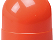 ドレッシング容器 オーバーキャップ 角 オレンジ 10個 Y003054