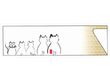 箸袋 V407 5ハカマ ねこ柄 500枚 箸袋 V407 5ハカマ ねこ柄 500枚