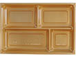 ワン折重 90×60 底のみ 90×60J-4 金 270×181×50mm 1袋(25枚入) Y014879