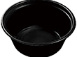 DLV麺丼 本体のみ DLV麺丼20(78) MFP 黒W φ196×78mm 1袋(50枚入) Y016179