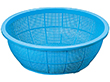 ザル DX丸型 ブルー 6号 1個 Y005429