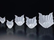 フィルム角ケース 白雲竜16.5角 300枚入φ80 (130×130) ×55mm 3732
